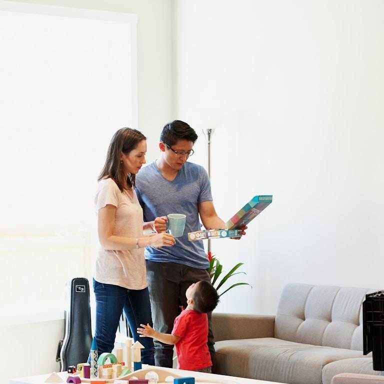 a person sitting at a table in a room