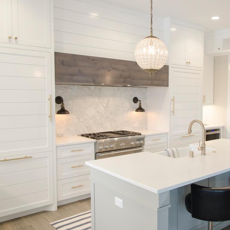 white kitchen room set